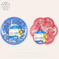Multipurpose Clothes 18pcs Clips Laundry Hanger / Drying Clothes Hanger Fashion Style | Penyakut Baju Payung 8802「晒衣架」