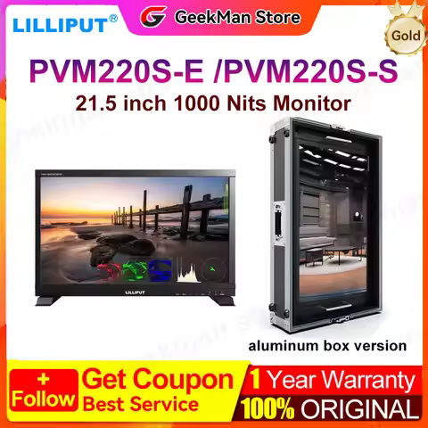 LILLIPUT PVM220S-E PVM220S-H 21.5 inch 3G-SDI HDMI-compatible Monitor 1080p60 3D-LUT Live Stream & R