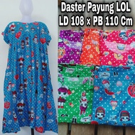 Termurah - Daster Payung Jumbo Model Terbaru - Daster Payung Motif Abstrak - Daster Wanita - Daster