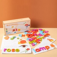 Children Educational Toys Spelling Word Game English 26 Letters Cognitive Spelling Teaching Aids