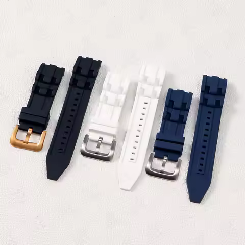 26mm Rubber Watchband For Invicta Watches Sport Watch Strap Replacement Watch Accessories Black Wate