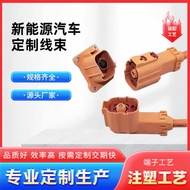 Electric New Energy Car Wire Harness 8mm Dual-Core High-Voltage Photoelectric Female Connector XNE-0