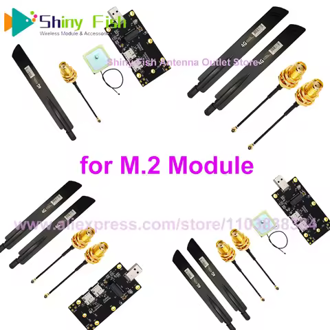 Accessories for M.2 Module M.2 NGFF Key-B Adapter USB 3.0 /4G GPS Antenna/MHF4 Cable for EM06-E EM74
