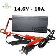 Bộ Sạc Pin Sắt Olympus 4S 14.6V-10A Kẹp Đỏ Đen Sạc Pin Lithium Ion Lithium LiFePO4 - Linh Kiện Điện 