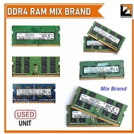 RAM DDR4 (4GB / 8GB / 16GB / 32GB ) MIX BRAND NOTEBOOK RAM / MICRO PC  RAM /  LAPTOP RAM