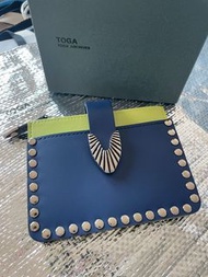 全新TOGA 銀包 wallet 藍綠