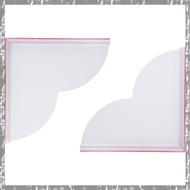 (TEBM) 2PCS Bathtub Corner Splash Guard, Acrylic Corner Guard Shower Bathtub Guard, Bathroom Bathtub