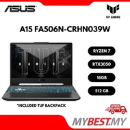 (NEW) ASUS TUF Gaming A15 FA506N-CGHN069W ( R7/ 16GB/ 512GB/ RTX 3050/ 15.6" FHD/W11 2WY )  (OLD) FA