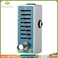 EX EQ7 Guitar Effect Pedal 7-Band EQ Full Metal Shell True Bypass Phase Guitar Pedal Guitar Accessor