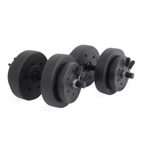 40lb Adjustable Vinyl Dumbbell Set