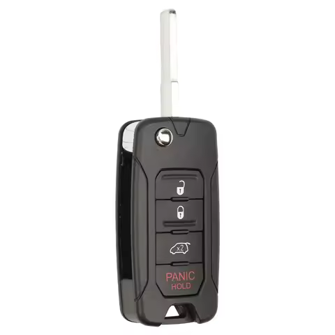 Okey Folding Remote Car Key 4A MQB48 Chip 433MHz For Jeep Renegade 2016 2017 2018 FCCID:2ADFTFI5AM43