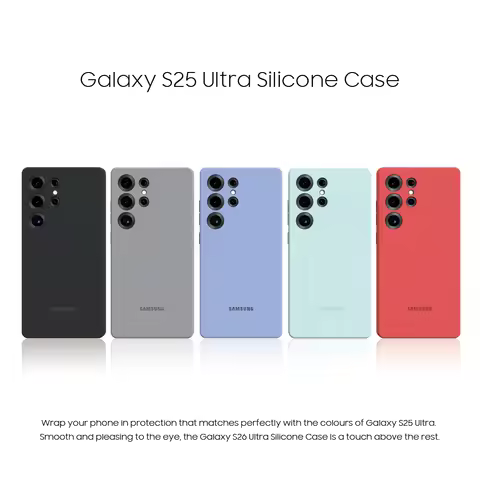 Original For Samsung Galaxy S25 Ultra S25Ultra Case High Quality Soft Silicone Cover Samsung Galaxy 