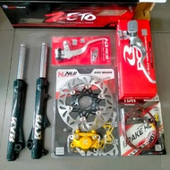 paket master rem shock kaliper selang disc 220 motor stylo cbs Scoopy ring 12 vario beat genio kalip