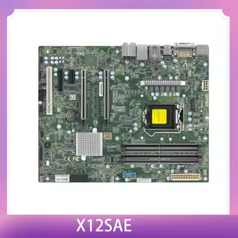 X12SAE For Supermicro Single Channel Workstation Motherboard 10th Gen Core i9 i7 i5 i3 DDR4 SATA3 LG