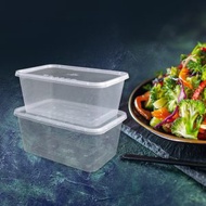 1000ml Rectangular Disposable Food Container With Lid AbbaWare  A1000