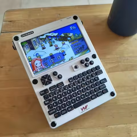 ClockworkPi uConsole Kit V3.14 Mainboard Fantasy Console - Raspberry Pi CM4 Lite 5" IPS Screen QWERT
