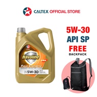 Caltex Havoline Fully Synthetic 5W30 API SP 4 Liters [FREE BACKPACK]