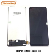 LCD+TS RENO 8 FINGER OFF