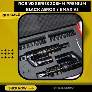 RCB VD Series Shock Absorber 305mm (Premium Black) | For Yamaha Aerox & NMAX