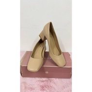 CN Wanda Block Pumps in Latte Brown (Size 40)