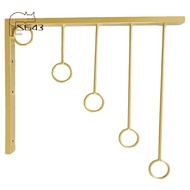 Save Space Cloakroom Hangers Display Rack Iron Art Shelf