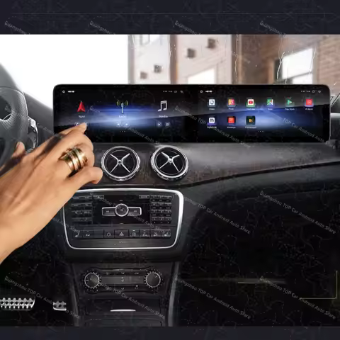 Dual Screen Car Radio Multimedia Video Stereo Player For Mercedes Benz GLA CLA Class X156 C117 2013~