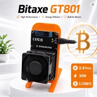 Bitcoin Bitaxe GT 801 2.4Th/s 35W ASIC BM1370 Chip SHA256 Algorithm BTC Miner Open Source Home Use