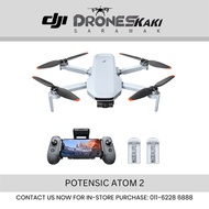 Potensic ATOM 2 - 1/2-Inch CMOS 8K Photo, 4K HDR Video, AI Track, 2.7K Vertical, 32-min Max Flight T