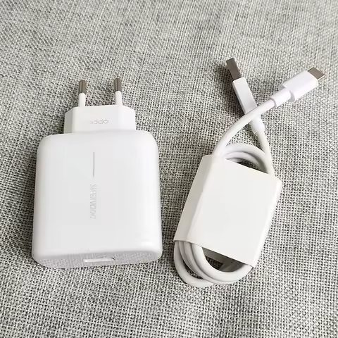 OPPO Charger Original 65W SuperVooc 2.0 EU Quick Charging Adapter For OPPO Reno 13 12 11 Pro 6 5 4 S