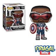 Funko Pop The Falcon and The Winter Soldier Captain America Bobble-Head Vinyl Figure 814