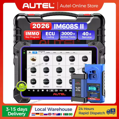 Autel MaxiIM IM608S II Automotive Key Programming Diagnostic Tool, IM608PRO II Key Programmer, ECU C