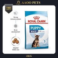 [AAOO Pets] Royal Canin Maxi Puppy (4kg) Dry Dog Food Makanan Anjing - Size Health Nutrition - Dog F