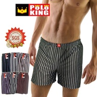 POLO KING Knitted Striped Flat Pants Boys Underwear [DK KING]