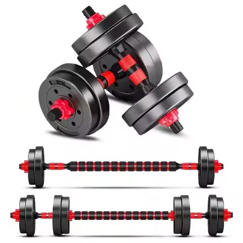 Dumbbell Set,22lbs Free Weight Dumbbell,3 In 1 Dumbbell Set Used As Barbell,Dumbbell,Push Up Stand,H