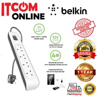 BELKIN SURGE PROTECTOR 4-PLUGS 2 METER EXTENSION SOCKET (BSV400AF2M)