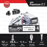 NGK หัวเทียน Premium RX ขั้ว Ruthenium【 LKAR6ARX-11P 】4 หัว ใช้สำหรับ Nissan Teana J32 แทน FXE20HR11