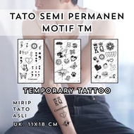 INKPOPTATO - TEMPORARY TATTOO UK 11X18 CM MADE OF FRUITINK MINI TATTOO SERIES (TM) - SEMI PERMANENT 