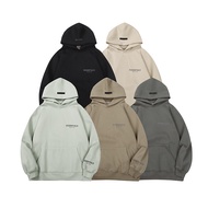 Plus Size Hoodies ESSENTIALS Print Letter Pullover Long Sleeve High Street Hoodie for Men and Women