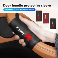 Car Gloves Inner Door Covers Handle Protector  For Honda Civic Accord Fit City Vezel CRV Odyssey Pilot Jazz