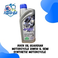 Rock Oil Guardian Motorcycle 20W50 1L Semi Synthetic Motorcycle Engine Oil