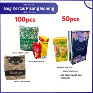 VISTA | Beg Kertas Bertapak Doorgift Goodies Bag | Kawin Birthday | Kertas Goreng Pisang