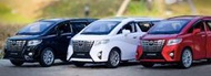 嘉業合金車模兒童玩具 Toyota alphard MV 商務車迴力聲光開門