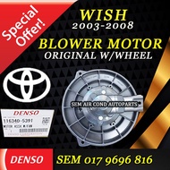 TOYOTA WISH ZNE10 2003-2008 YEAR ORIGINAL DENSO BLOWER MOTOR W/WHEEL (CAR AIRCOND SYSTEM)