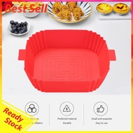 Silicone Air Fryers Oven Baking Tray Non-stick Disk Square for Home Kitchen Tool