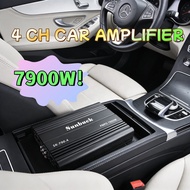 Sunbuck 4 Channel Car Amplifier DC12V 7900W  Power Audio Amplifier Equaliza