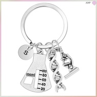 Biology Teacher Science Chemistry Keychain Pendant  junshaoyipin