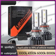Car LED Headlight H7 H1 H3 H4 H11 9005 9012 Highlight Concentrating 3,000k 4300k 6,000k 8,000k Four-