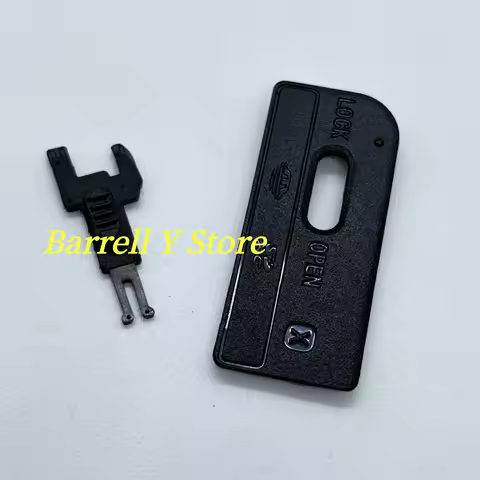 Black Battery Cover Rear Door with Latch Pin for Sony ZV-1 ZV1 Digital Camera Repair Part