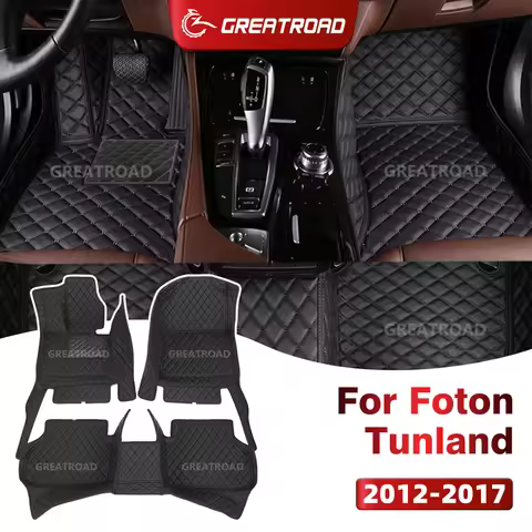 GREATROAD For Foton Tunland‌ (5-Seat) 2012-2017 Custom Car Floor Mat Auto Carpet Cover Interior Acce