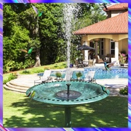 [TY] Dragonfly Water Pump 2.5w Solar Bird Bath Fountain Pump with 6 Spray Modes Built-in 1200mah Bat